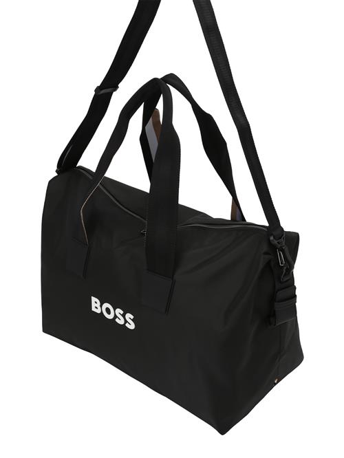 Se BOSS Weekendtaske 'Catch 3.0 Holdall'  sort / hvid ved About You