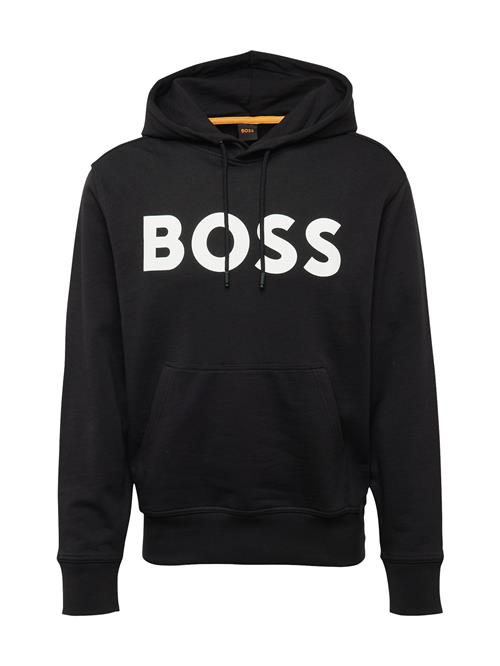 BOSS Sweatshirt  sort / hvid