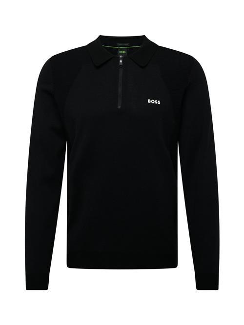 BOSS Pullover 'Momentum Lite PL24'  sort / hvid