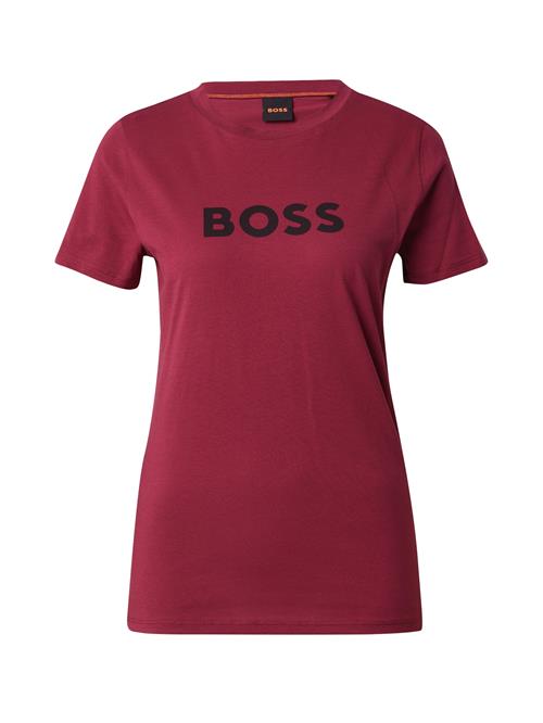 BOSS Shirts 'Elogo_5'  burgunder / sort