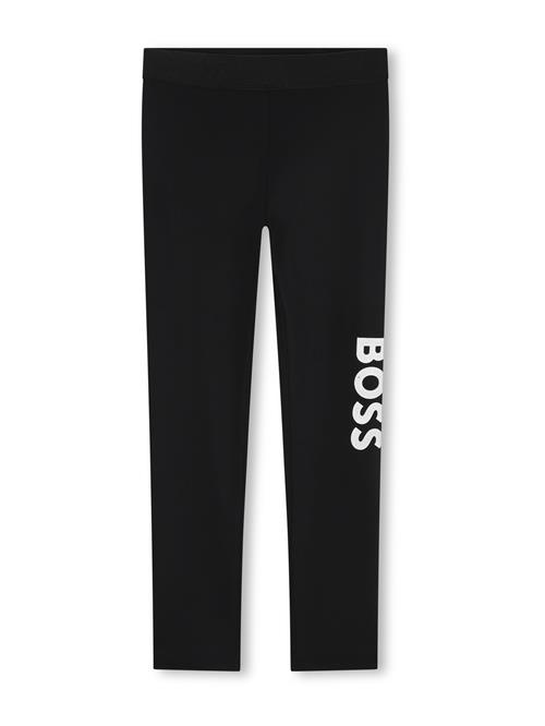 Se BOSS Leggings  sort / hvid ved About You