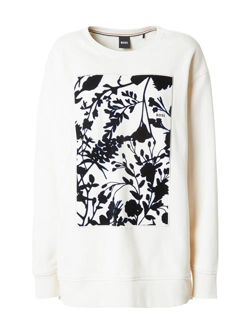 Se BOSS Sweatshirt 'Eruga'  lyseblå / sort / naturhvid ved About You