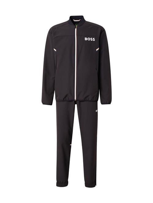 BOSS Joggingdragt 'Tratteo 2'  kit / sort / hvid