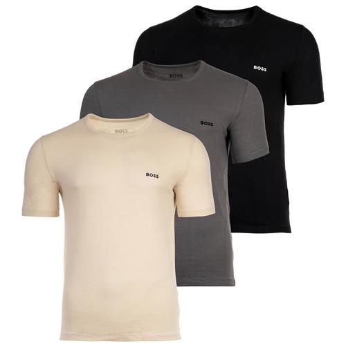 BOSS Bluser & t-shirts  beige / grå / sort