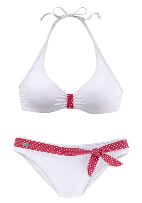 BUFFALO Bikini  pink / hvid