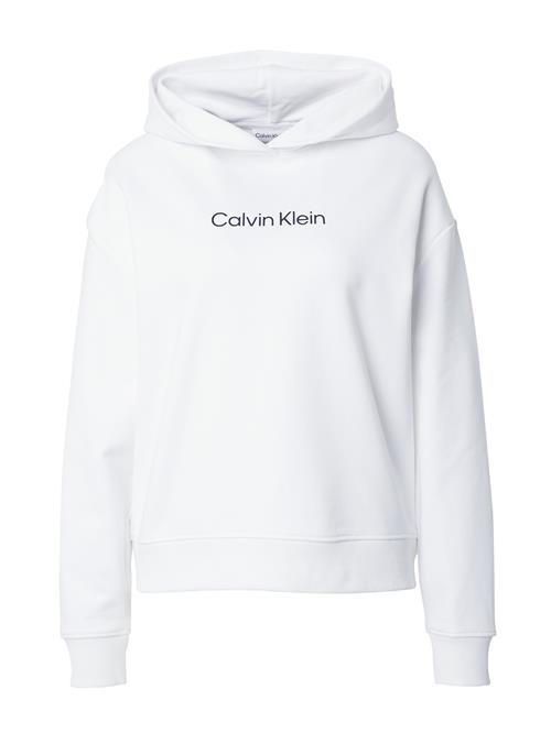 Calvin Klein Sweatshirt 'HERO'  sort / hvid