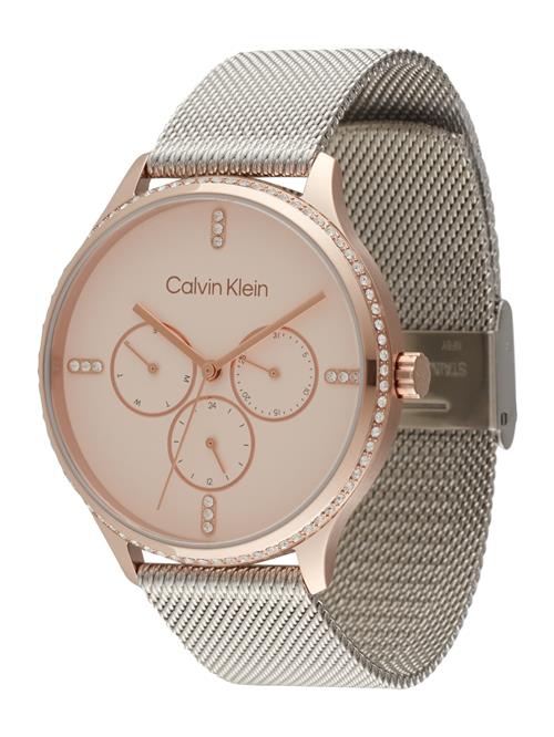 Calvin Klein Analogt ur  nude / sølv / hvid