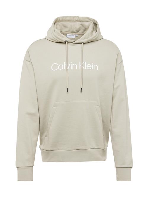 Se Calvin Klein Sweatshirt 'HERO'  greige / hvid ved About You