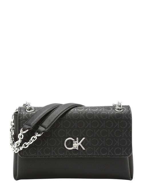 Calvin Klein Skuldertaske  sort / sølv