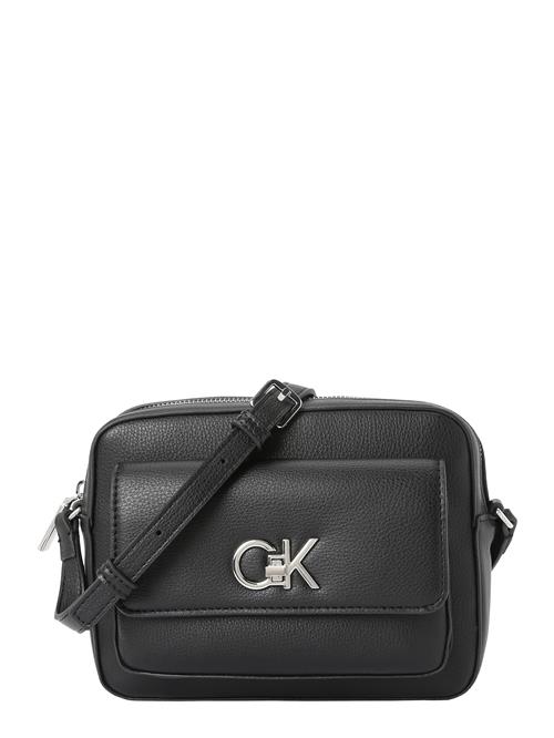 Calvin Klein Skuldertaske  sort / sølv