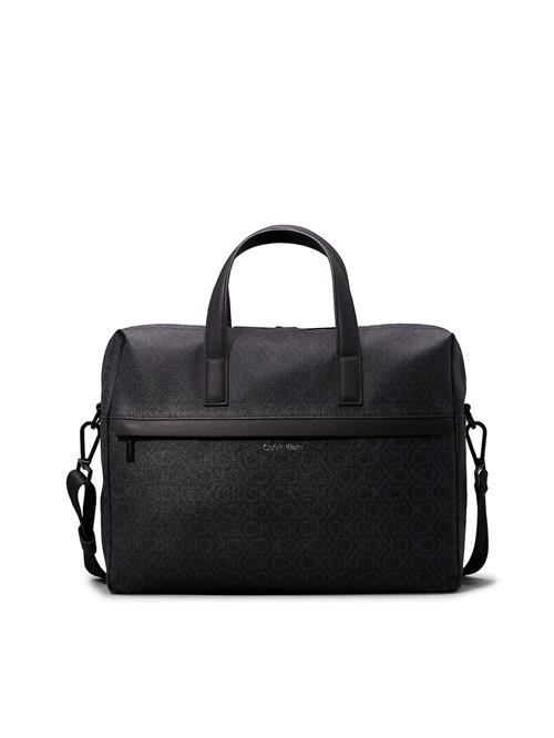 Calvin Klein Laptoptaske 'Must'  mørkegrå / sort