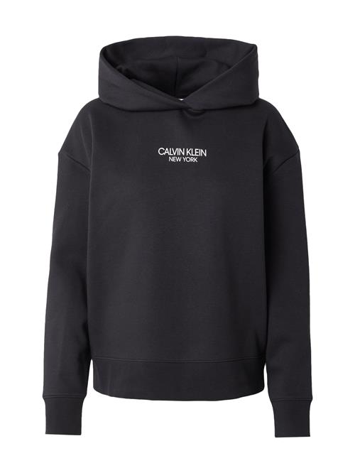 Calvin Klein Sweatshirt 'NEW YORK'  sort / hvid