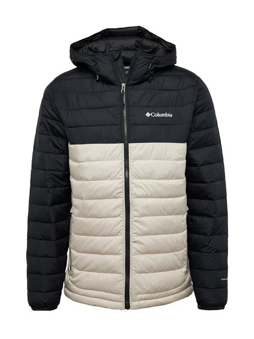 COLUMBIA Udendørsjakke 'Powder Lite II'  lysebeige / sort