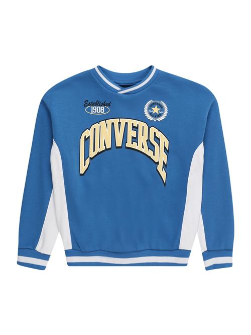 CONVERSE Sweatshirt 'CLUB FT RETRO'  blå / gul / sort / hvid