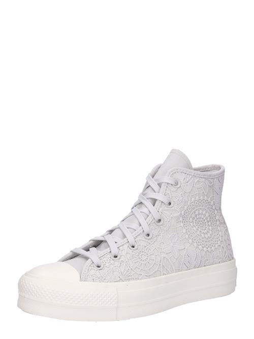 Se CONVERSE Sneaker high 'Chuck Taylor All Star Lift'  lysegrå / hvid ved About You