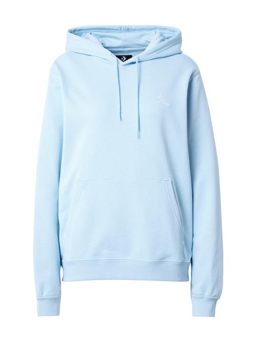 CONVERSE Sweatshirt 'GO-TO'  lyseblå / hvid