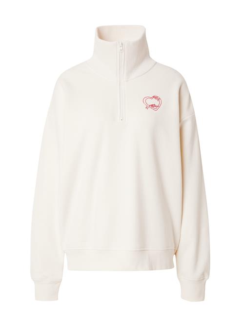 Se CONVERSE Sweatshirt 'BEMY2K'  ecru / rød ved About You