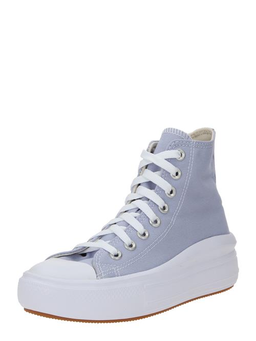 CONVERSE Sneaker high 'CHUCK TAYLOR ALL STAR MOVE'  lyselilla / sort / hvid