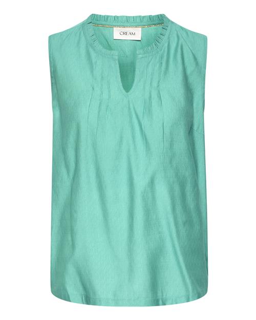 Se Cream Bluse 'Liselin'  aqua ved About You