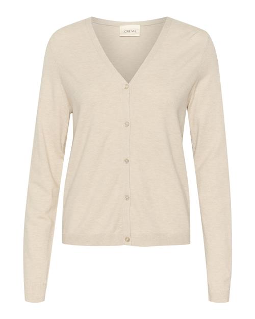 Cream Cardigan 'Dela'  beige-meleret