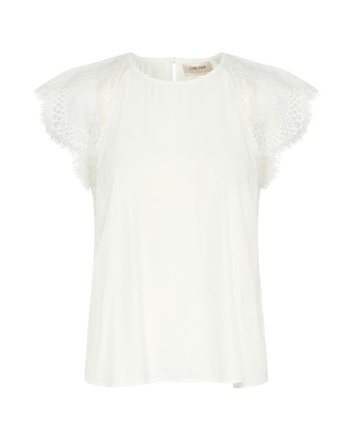 Se Cream Bluse 'Nola'  hvid / offwhite ved About You