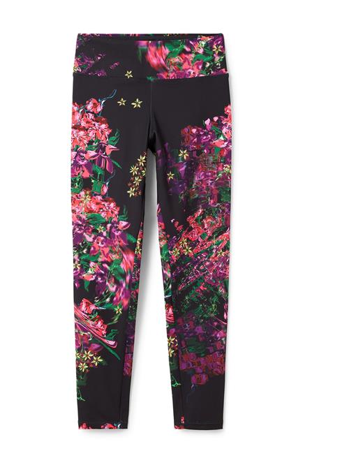 Se Desigual Leggings  grøn / mørkelilla / rød / sort ved About You