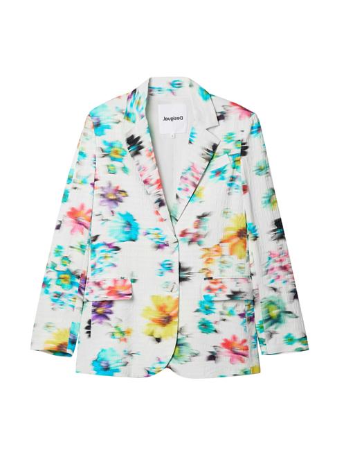 Desigual Blazer 'Ame Julia'  blandingsfarvet / hvid