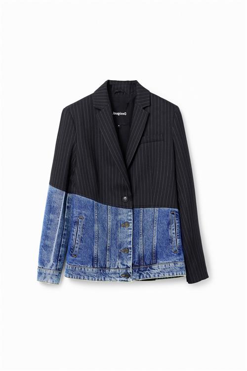 Desigual Blazer  blue denim / sort