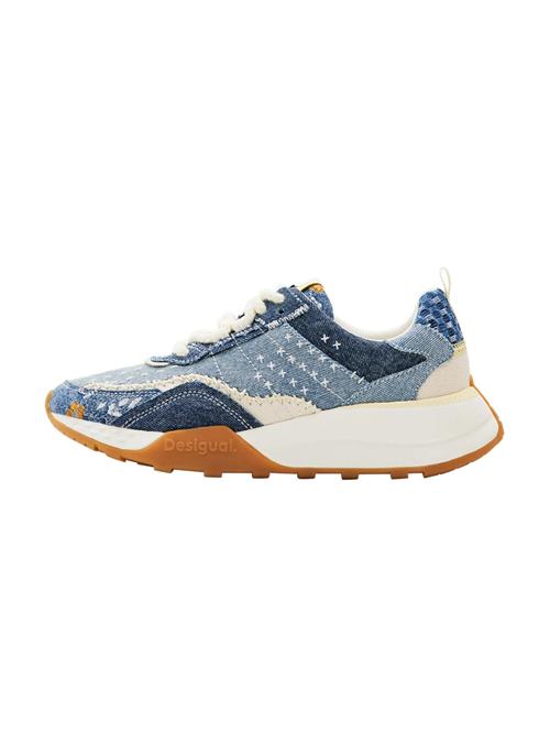 Se Desigual Sneaker low  navy / røgblå / hvid ved About You