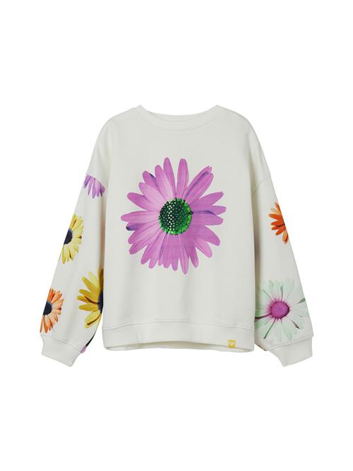 Se Desigual Sweatshirt 'Daisy'  gul / grøn / lilla / hvid ved About You