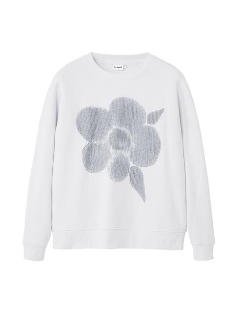 Desigual Sweatshirt  grå / hvid