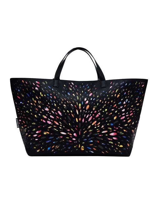 Desigual Shopper 'Cut-Out'  blå / grøn / lyserød / sort