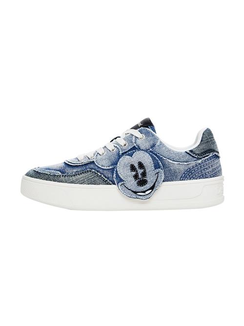 Desigual Sneaker low  blå / sort / hvid