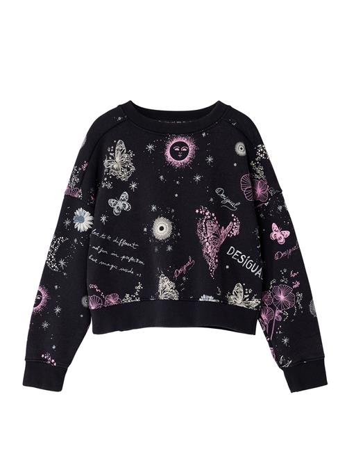 Se Desigual Sweatshirt  blandingsfarvet / sort ved About You