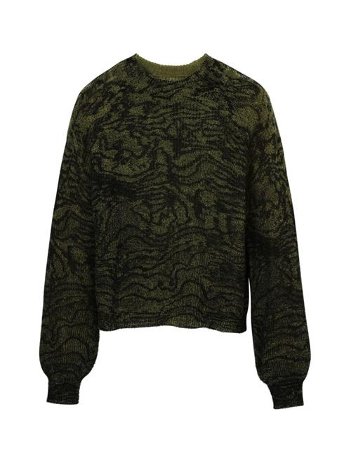 Desigual Pullover  oliven / sort