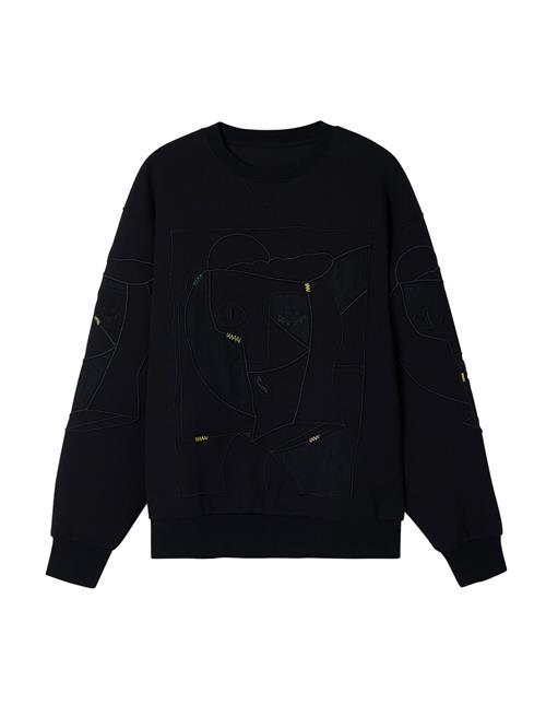 Desigual Sweatshirt  gul / grøn / sort