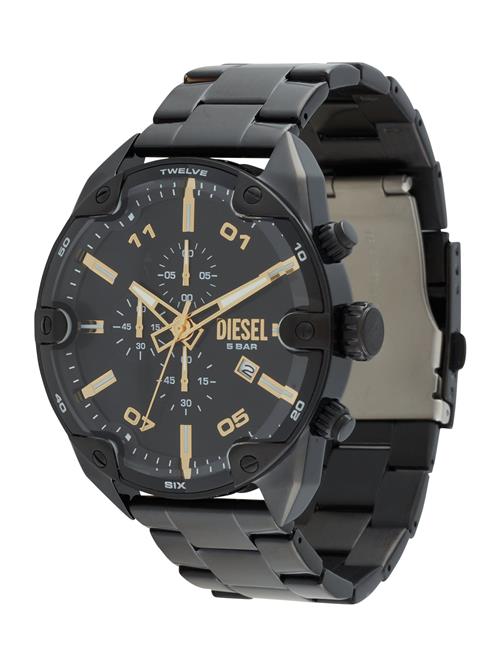 DIESEL Analogt ur  guld / sort