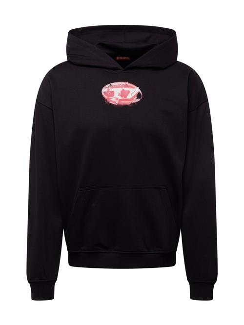 Se DIESEL Sweatshirt  rød / sort / hvid ved About You