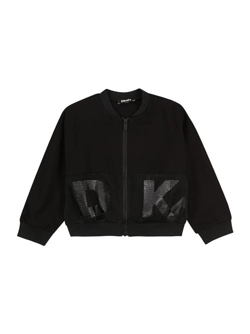 DKNY Cardigan  sort / sølv