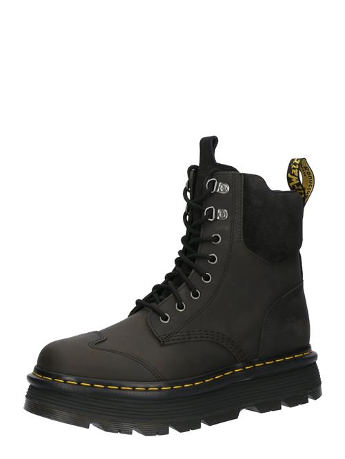 Dr. Martens Snørestøvler 'ZebZag 8 Tie'  gul / sort