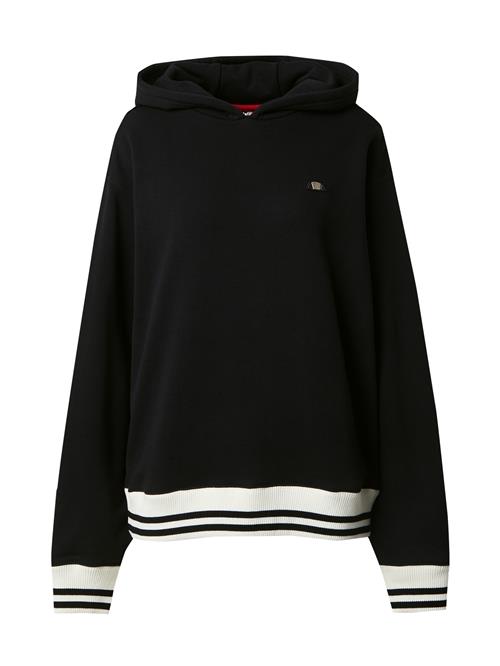 Se ELLESSE Sweatshirt 'Lindsey'  sort / hvid ved About You