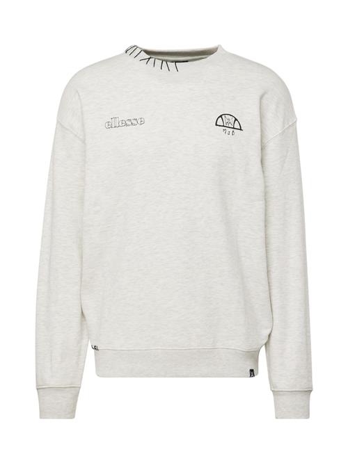 Se ELLESSE Sweatshirt 'Tempa'  sort / hvid-meleret ved About You