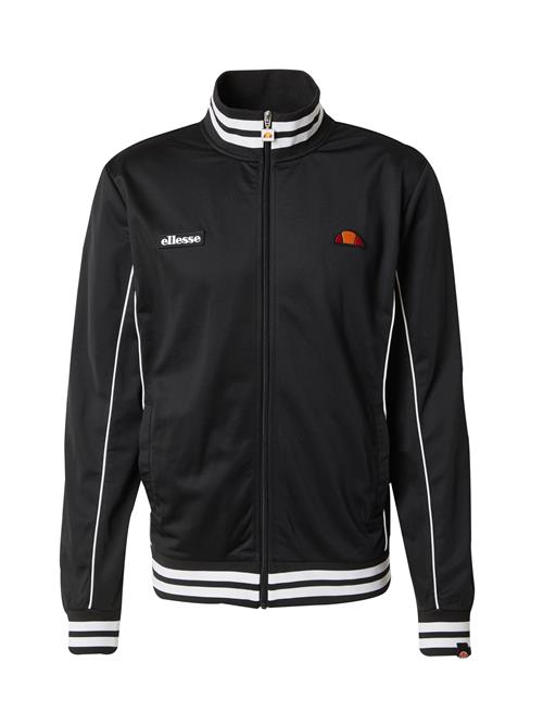 ELLESSE Sweatjakke 'Milan Two'  orange / rød / sort / hvid