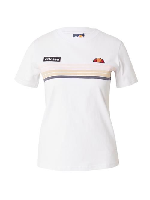 Se ELLESSE Shirts 'Mikita'  lysebeige / marin / rød / hvid ved About You