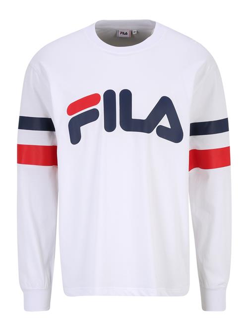 Se FILA Sweatshirt 'LUOHE'  navy / rød / hvid ved About You