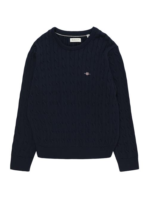 GANT Pullover  navy / brandrød / sølv / hvid