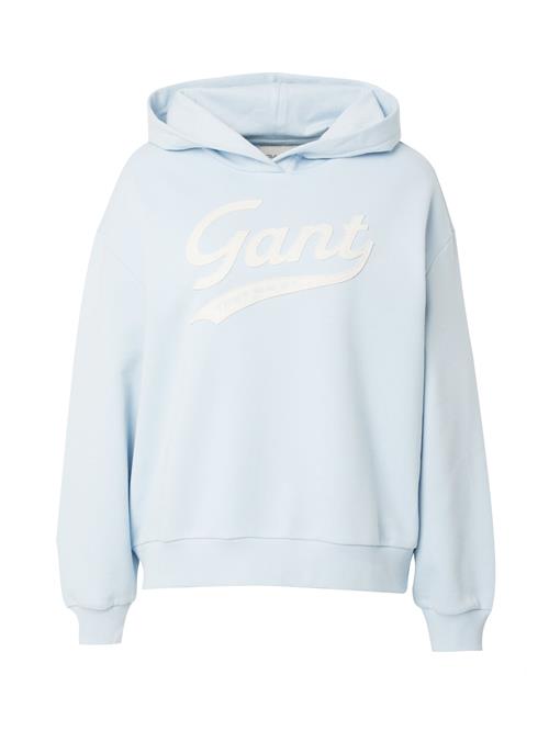 GANT Sweatshirt  pastelblå / hvid