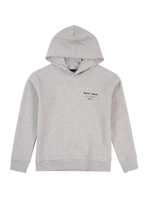 GANT Sweatshirt  grå-meleret / sort