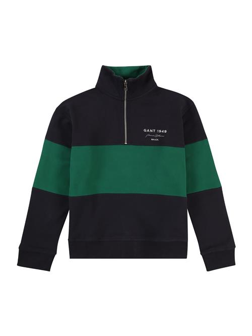 GANT Sweatshirt  natblå / mørkegrøn / hvid