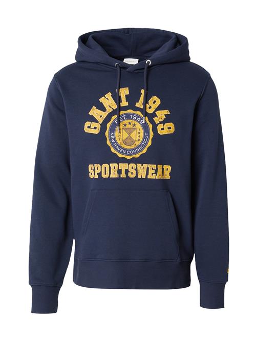 GANT Sweatshirt  navy / gul / hvid